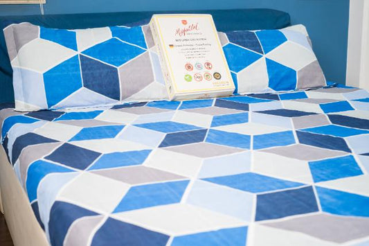 Shape Bedsheet with anti-microbial coating, reduces odors, anti-bacterial, and eco-friendly bedsheets